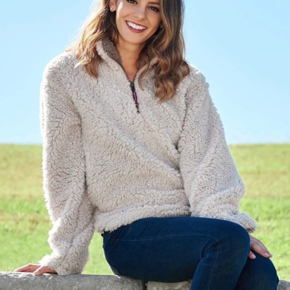 Southern Marsh Adult Appalachian Pile Sherpa Pullover - Picture 2 of 6